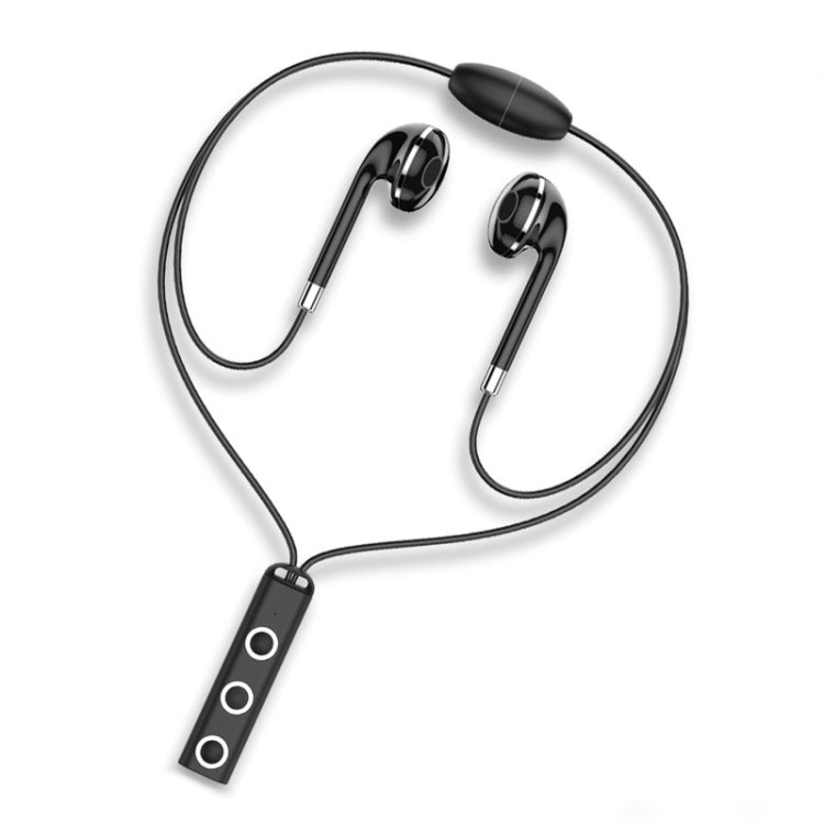 BT313 Magnetic Earbuds Sport Wireless Headphone Handsfree bluetooth HD Stereo Bass Headsets with Mic(Black) - Sport Earphone by PMC Jewellery | Online Shopping South Africa | PMC Jewellery