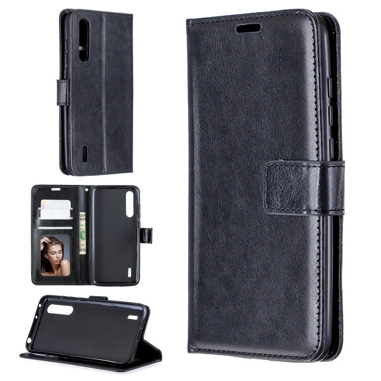 For Xiaomi Mi 9 Lite / CC9 Crazy Horse Texture Horizontal Flip Leather Case with Holder & Card Slots & Wallet & Photo Frame(Black) - Xiaomi Cases by PMC Jewellery | Online Shopping South Africa | PMC Jewellery