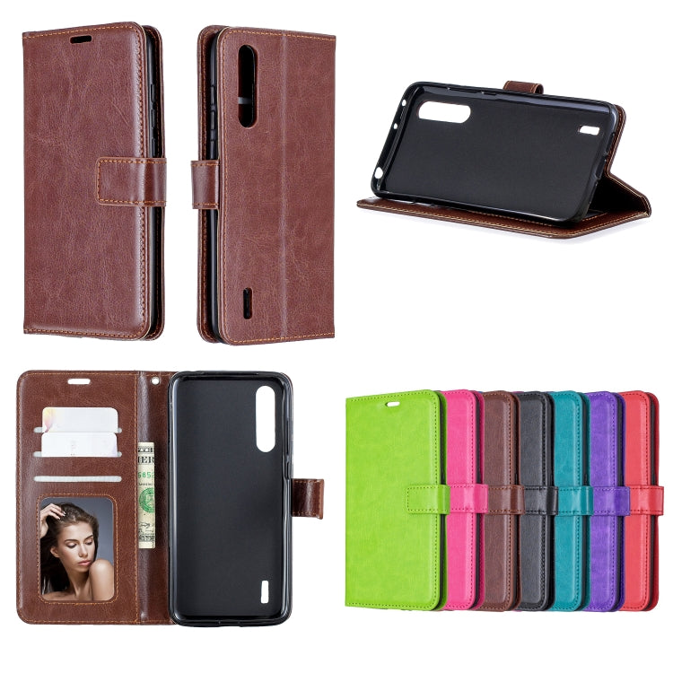 For Xiaomi Mi 9 Lite / CC9 Crazy Horse Texture Horizontal Flip Leather Case with Holder & Card Slots & Wallet & Photo Frame(Black) - Xiaomi Cases by PMC Jewellery | Online Shopping South Africa | PMC Jewellery