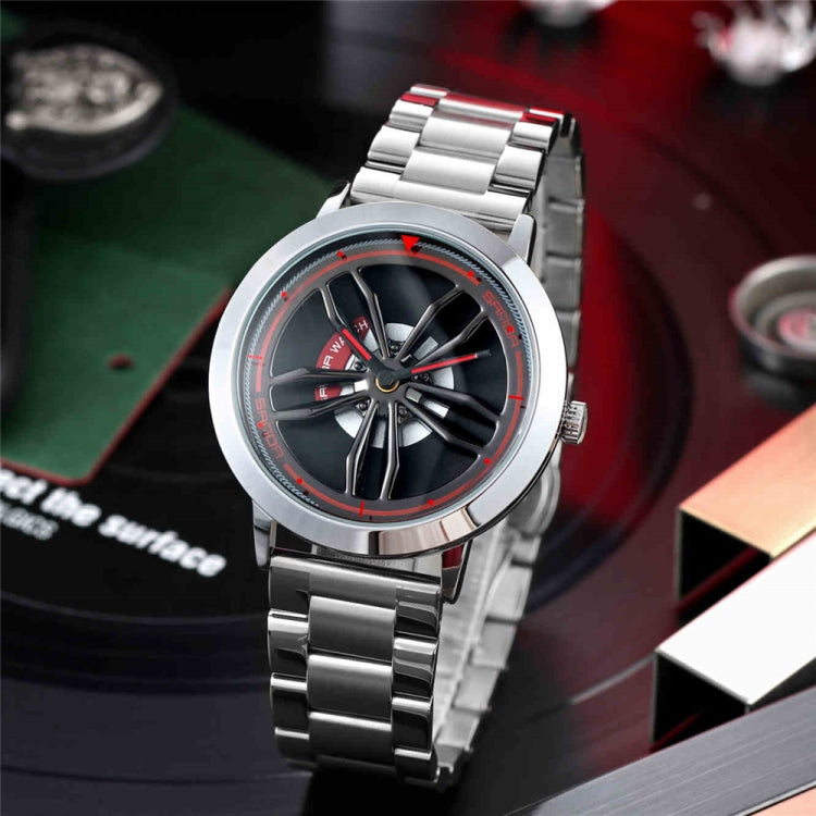 SANDA1009 Watch Man Student Casual Waterproof Steel Band Watch Man(Silver) - Sport Watches by SANDA | Online Shopping South Africa | PMC Jewellery | Buy Now Pay Later Mobicred