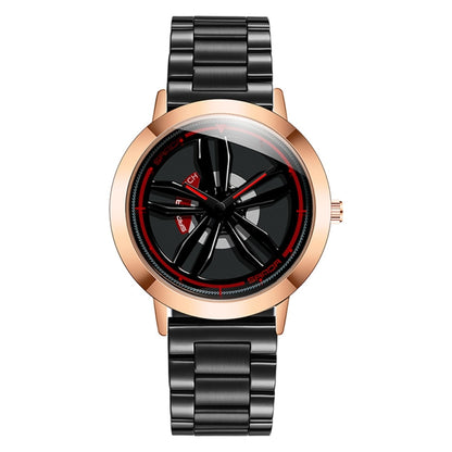 SANDA1009 Watch Man Student Casual Waterproof Steel Band Watch Man(Rose Gold) - Sport Watches by SANDA | Online Shopping South Africa | PMC Jewellery | Buy Now Pay Later Mobicred