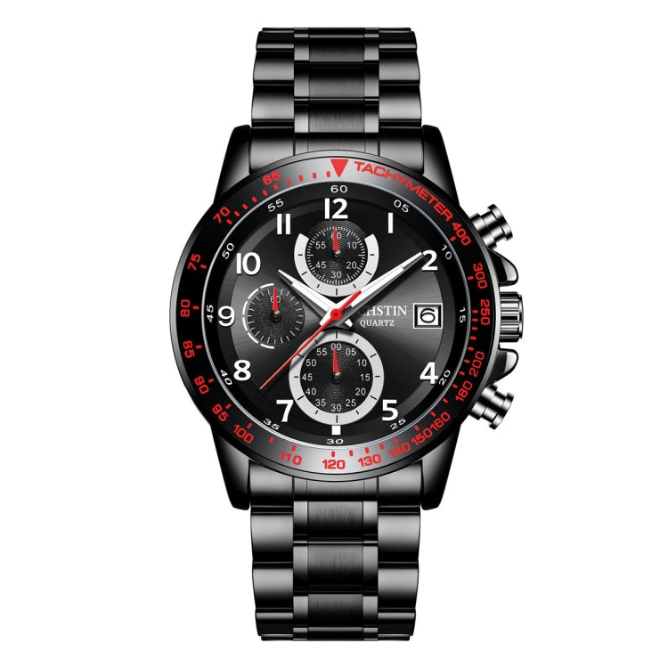 OCHSTIN   6112 Men Multi  Function Watch Fashion Sports Business Calendar Luminous Men Watch Quartz Watch Steel Watch(Black) - Sport Watches by OCHSTIN | Online Shopping South Africa | PMC Jewellery | Buy Now Pay Later Mobicred