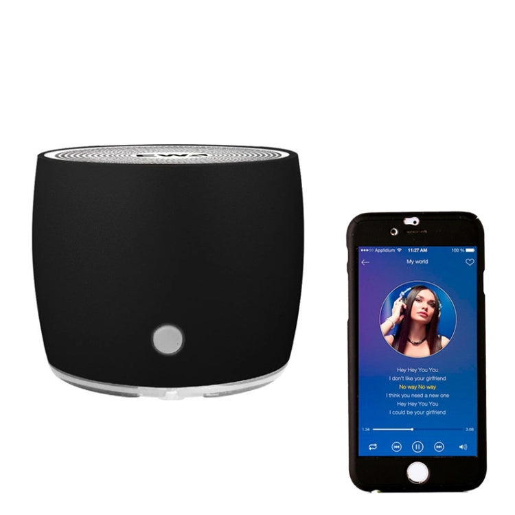 EWA A103 Portable Bluetooth Speaker Wireless Heavy Bass Bomm Box Subwoofer Phone Call Surround Sound Bluetooth Shower Speaker(Black) - Mini Speaker by EWA | Online Shopping South Africa | PMC Jewellery