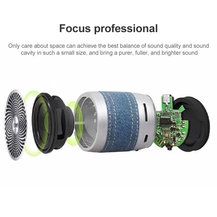 EWA A113 Portable Super Mini Bluetooth Speaker Wireless Bass Subwoofer Boom Box Speakers(Silver) - Mini Speaker by EWA | Online Shopping South Africa | PMC TechLife | Buy Now Pay Later Mobicred