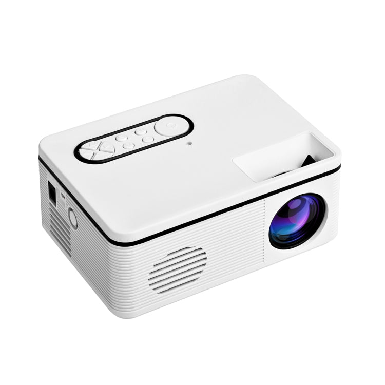 S361 80 lumens 320 x 240 Pixel Portable Mini Projector, Support 1080P, EU Plug(White) - LED Projector by PMC Jewellery | Online Shopping South Africa | PMC Jewellery