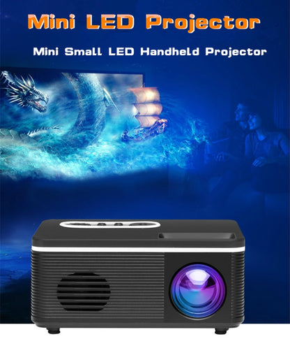 S361 80 lumens 320 x 240 Pixel Portable Mini Projector, Support 1080P, EU Plug(White) - LED Projector by PMC Jewellery | Online Shopping South Africa | PMC Jewellery