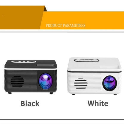 S361 80 lumens 320 x 240 Pixel Portable Mini Projector, Support 1080P, EU Plug(White) - LED Projector by PMC Jewellery | Online Shopping South Africa | PMC Jewellery