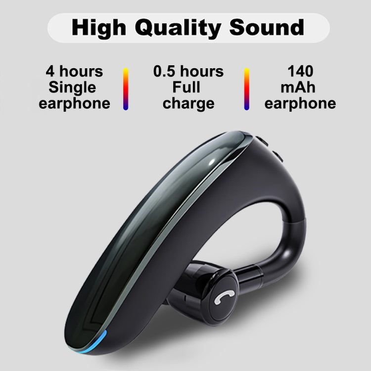 F900 Mini Earhook 180�� Freely Rotating Wireless Bluetooth 5.0 Earphone Car Handsfree Call Headphone(Red) - Bluetooth Earphone by PMC TechLife | Online Shopping South Africa | PMC TechLife
