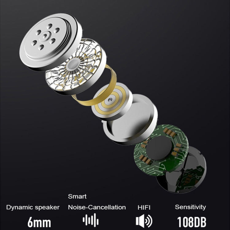 F900 Mini Earhook 180�� Freely Rotating Wireless Bluetooth 5.0 Earphone Car Handsfree Call Headphone(Red) - Bluetooth Earphone by PMC TechLife | Online Shopping South Africa | PMC TechLife