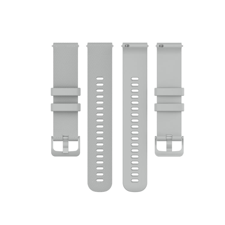 22mm For Huawei Watch GT2e GT2 46mm Silicone Watch Band(Gray) - Watch Bands by PMC TechLife | Online Shopping South Africa | PMC TechLife | Buy Now Pay Later Mobicred