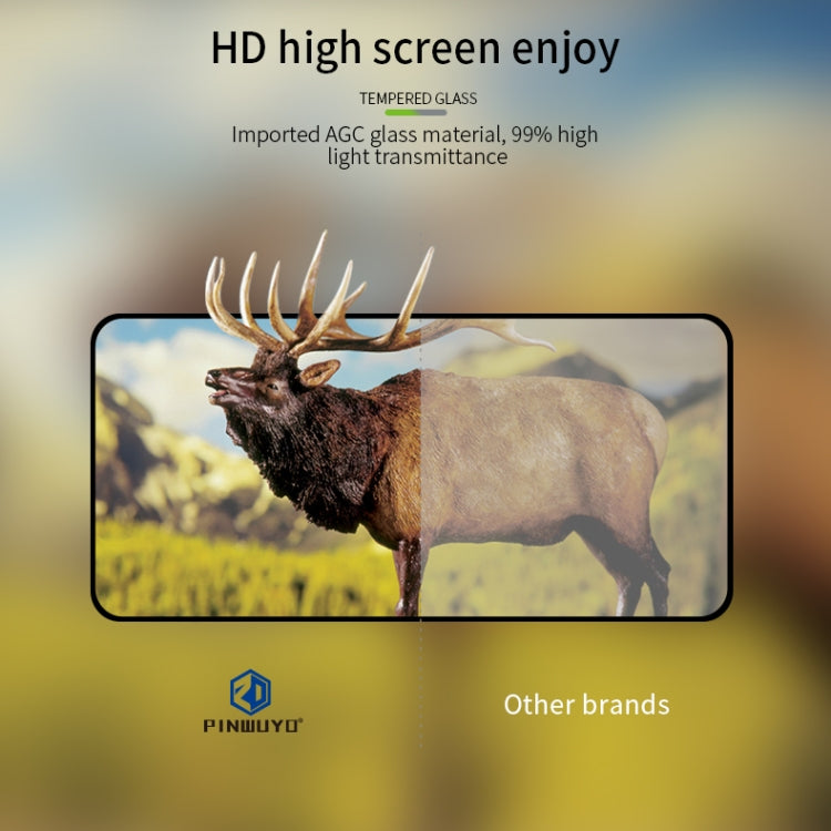 For OPPO Ace2 PINWUYO 9H 2.5D Full Screen Tempered Glass Film(Black) - OPPO Tempered Glass by PINWUYO | Online Shopping South Africa | PMC TechLife | Buy Now Pay Later Mobicred