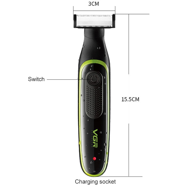 VGR V-017 10W USB Men Minimalist Small T Shaver - Electric Shavers by PMC Jewellery | Online Shopping South Africa | PMC Jewellery