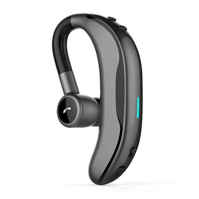 Car Handfree Wireless Ear-hook Bluetooth Earphone with Microphone(Black Green) - Bluetooth Earphone by PMC TechLife | Online Shopping South Africa | PMC TechLife