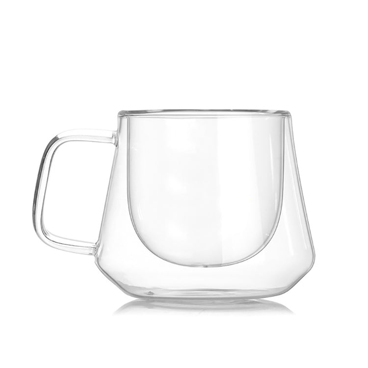 Double Wall Mug Office Mugs Heat Insulation Double Coffee Mug Coffee Glass Cup, Style:No label - free shipping - PMC TechLife - Order now!