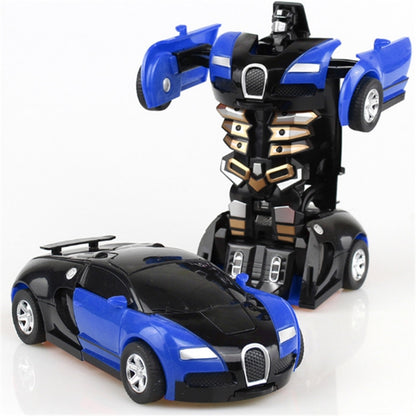 One-click Transforming Toy Car Impact Deformation Toy Model Car(Blue) - Model Toys by PMC Jewellery | Online Shopping South Africa | PMC Jewellery