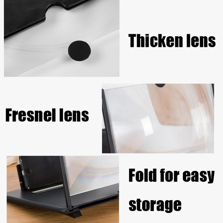 14 inch 3D Mobile Phone Screen Stretching Bracket Amplifier(Black) - Screen Magnifier by PMC TechLife | Online Shopping South Africa | PMC TechLife