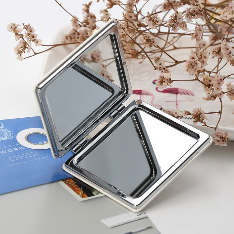 Small Mirror Folding Portable Cosmetic Mirror Flip Double Mirror - Mirror by PMC Jewellery | Online Shopping South Africa | PMC Jewellery