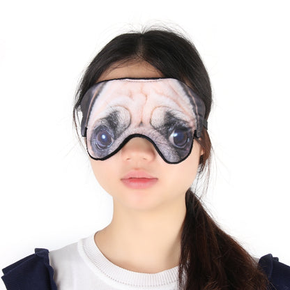 3D Eye Mask Shading Sleeping Cartoon Animal Printed Eye Mask(Glasses Dog) - Eye Masks by PMC Jewellery | Online Shopping South Africa | PMC Jewellery