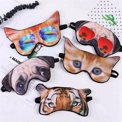 3D Eye Mask Shading Sleeping Cartoon Animal Printed Eye Mask(Tiger) - Eye Masks by PMC Jewellery | Online Shopping South Africa | PMC Jewellery