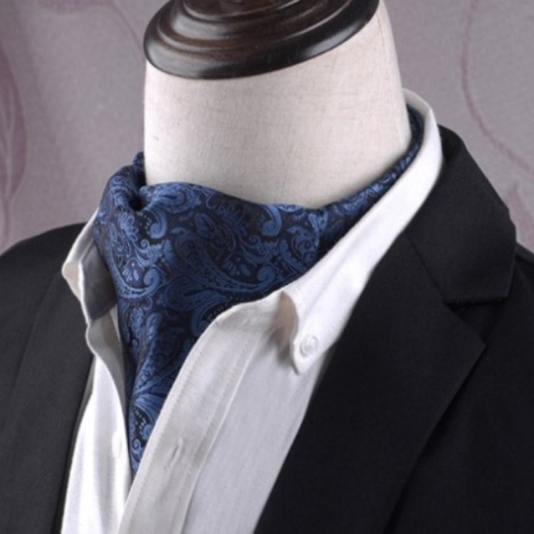 Gentleman's Style Polyester Jacquard Men's Trendy Scarf Fashion Dress Suit Shirt British Style Scarf(L232) - Scarf by PMC Jewellery | Online Shopping South Africa | PMC Jewellery