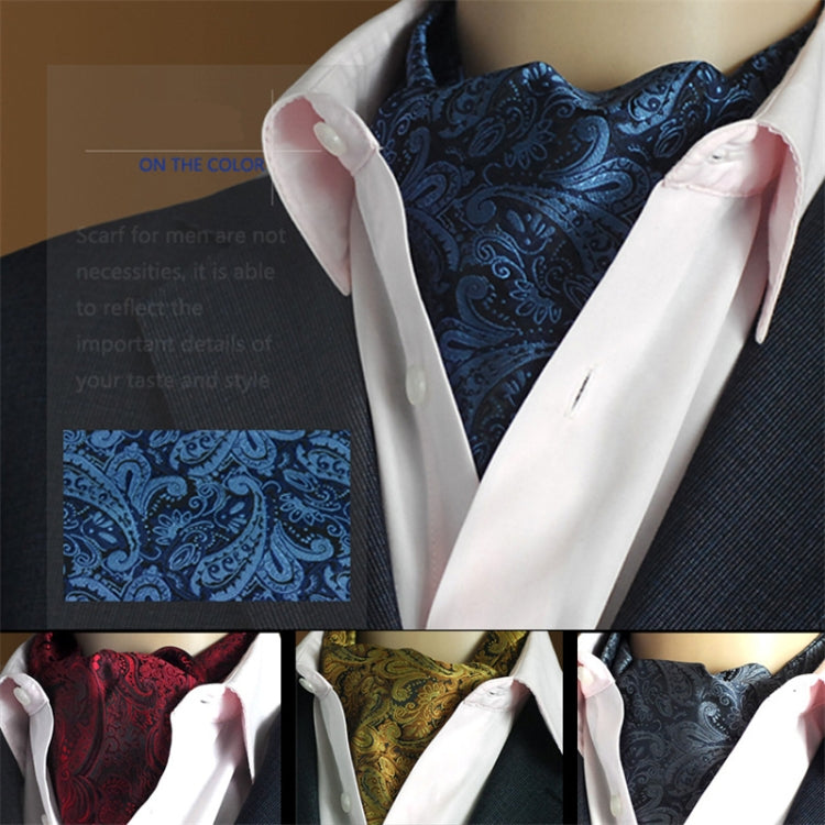 Gentleman's Style Polyester Jacquard Men's Trendy Scarf Fashion Dress Suit Shirt British Style Scarf(L237) - Scarf by PMC Jewellery | Online Shopping South Africa | PMC Jewellery