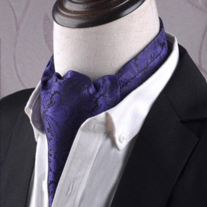 Gentleman's Style Polyester Jacquard Men's Trendy Scarf Fashion Dress Suit Shirt British Style Scarf(L238) - Scarf by PMC Jewellery | Online Shopping South Africa | PMC Jewellery