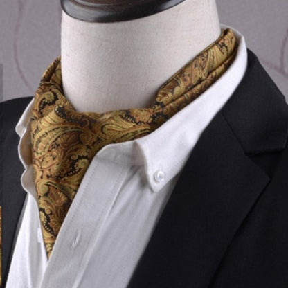 Gentleman's Style Polyester Jacquard Men's Trendy Scarf Fashion Dress Suit Shirt British Style Scarf(L239) - Scarf by PMC Jewellery | Online Shopping South Africa | PMC Jewellery