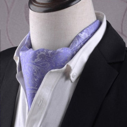 Gentleman's Style Polyester Jacquard Men's Trendy Scarf Fashion Dress Suit Shirt British Style Scarf(L241) - Scarf by PMC Jewellery | Online Shopping South Africa | PMC Jewellery