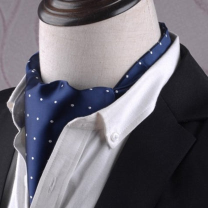 Gentleman's Style Polyester Jacquard Men's Trendy Scarf Fashion Dress Suit Shirt British Style Scarf(L244) - Scarf by PMC Jewellery | Online Shopping South Africa | PMC Jewellery