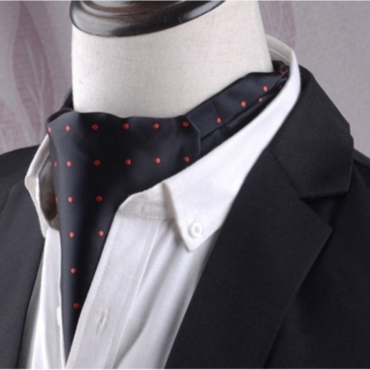 Gentleman's Style Polyester Jacquard Men's Trendy Scarf Fashion Dress Suit Shirt British Style Scarf(L246) - Scarf by PMC Jewellery | Online Shopping South Africa | PMC Jewellery