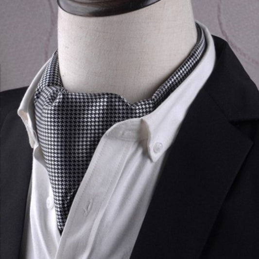 Gentleman's Style Polyester Jacquard Men's Trendy Scarf Fashion Dress Suit Shirt British Style Scarf(L249) - Scarf by PMC Jewellery | Online Shopping South Africa | PMC Jewellery