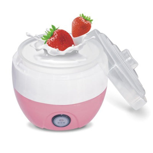 Electric Automatic Yogurt Maker Machine Yoghurt DIY Tool Kithchen Plastic Container 220V Capacity: 1L(Pink) - Yogurt Machine by others | Online Shopping South Africa | PMC Jewellery | Buy Now Pay Later Mobicred