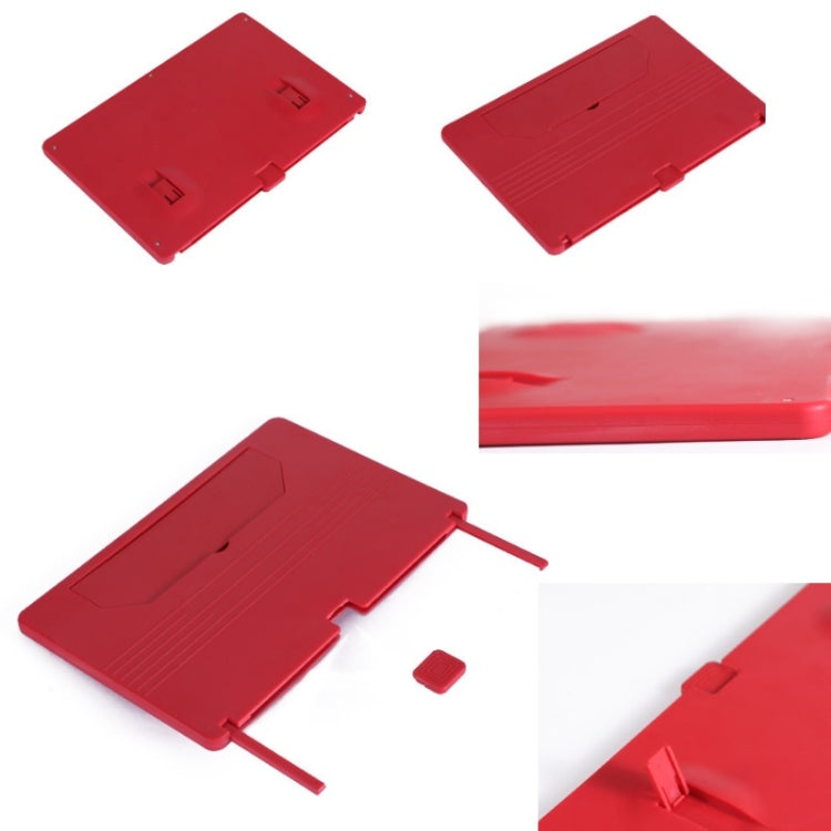 12 Inch Pull-Out Mobile Phone Screen Magnifier 3D Desktop Stand, Style:HD Model(Red) - Screen Magnifier by PMC TechLife | Online Shopping South Africa | PMC TechLife