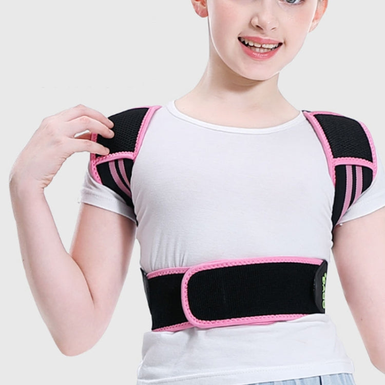 Children Kyphosis Correction Belt Strengthens Support and Fixes Straight Back Artifact, Size:M(Pink) - Corrector by PMC Jewellery | Online Shopping South Africa | PMC Jewellery