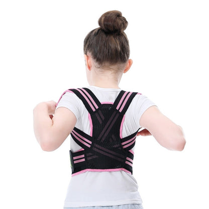 Children Kyphosis Correction Belt Strengthens Support and Fixes Straight Back Artifact, Size:L(Pink) - Corrector by PMC Jewellery | Online Shopping South Africa | PMC Jewellery