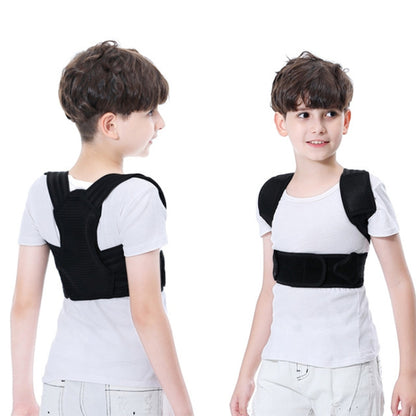 Breathable Stealth Correction Belt Children Humpback Correction Back Fixed Internal Wear Posture Belt, Size:XL(Black) - Corrector by PMC Jewellery | Online Shopping South Africa | PMC Jewellery