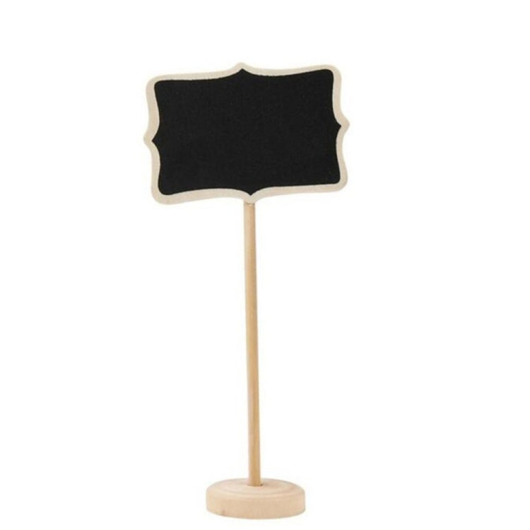 10 PCS Blackboard Wooden Chalkboard Mini Message Notice Board Table Wedding Party Decoration - Message Boards by PMC TechLife | Online Shopping South Africa | PMC TechLife | Buy Now Pay Later Mobicred