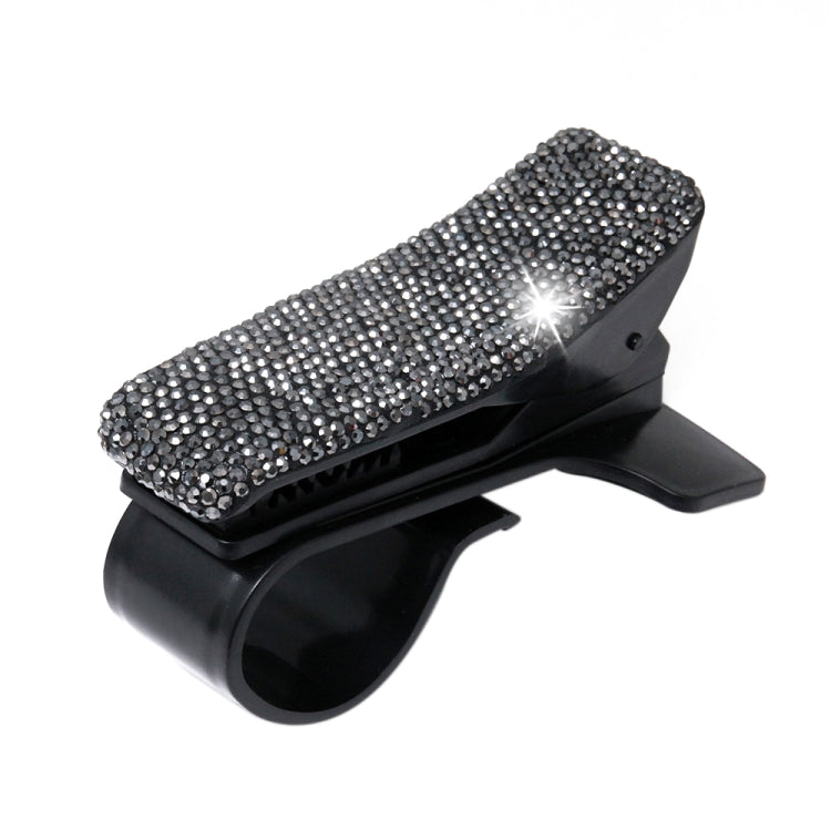 Diamond Car Phone Holder 360 Degree Rotating Creative Car Dashboard Mobile Holders(Bright Black) - Car Holders by PMC TechLife | Online Shopping South Africa | PMC TechLife