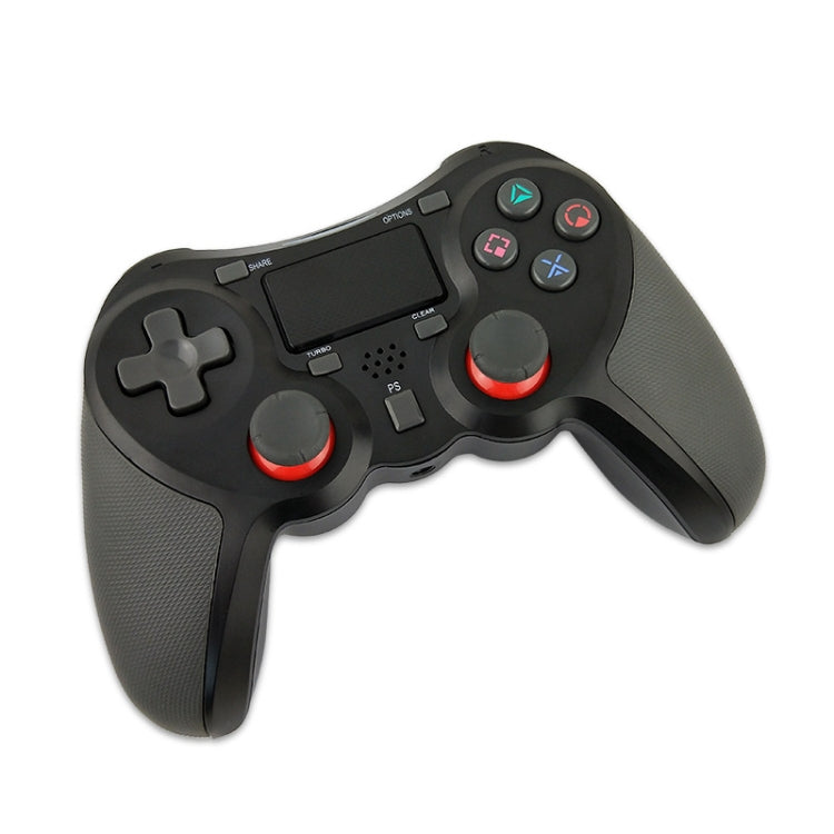 Rubberized Wireless Game Controller Bluetooth Handle for PS4 Host(White) - Gamepads by PMC TechLife | Online Shopping South Africa | PMC TechLife