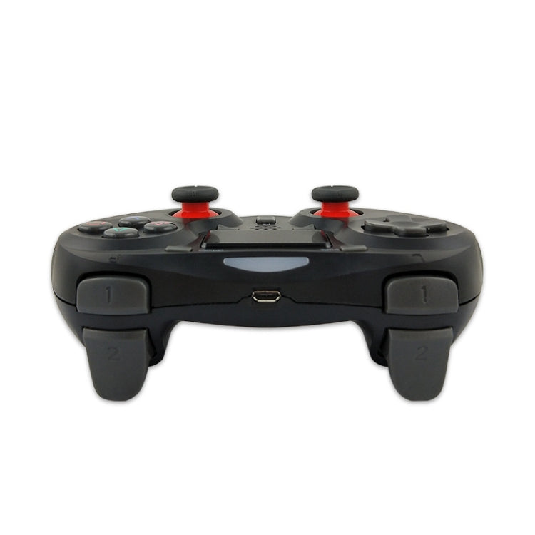 Rubberized Wireless Game Controller Bluetooth Handle for PS4 Host(White) - Gamepads by PMC TechLife | Online Shopping South Africa | PMC TechLife