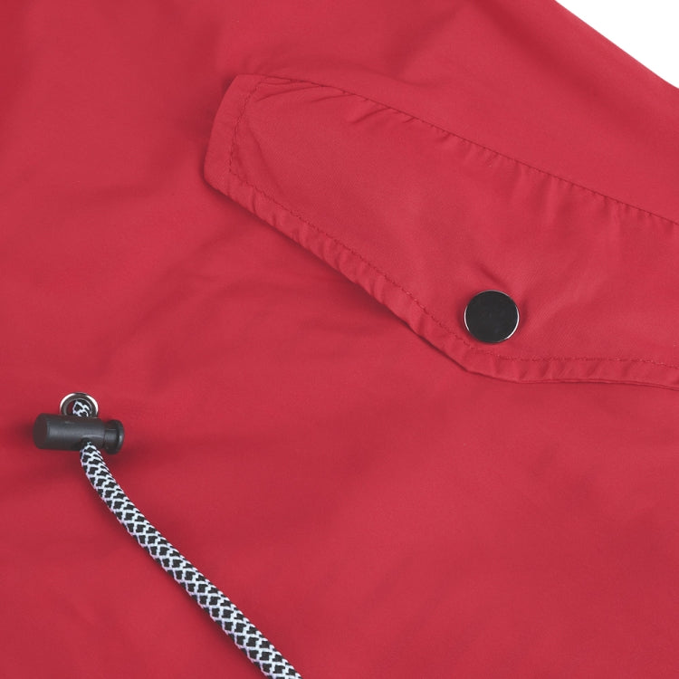 Women Waterproof Rain Jacket Hooded Raincoat, Size:S(Red) - Hoodie by PMC Jewellery | Online Shopping South Africa | PMC Jewellery