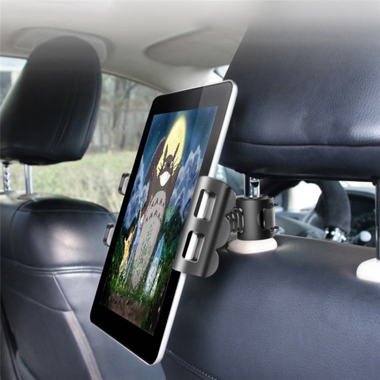 Universal Adjustable Car Tablet Stand Holder Car Seat Back Bracket For 4-11 Inch Tablet(Black) - Car Holders by PMC TechLife | Online Shopping South Africa | PMC TechLife