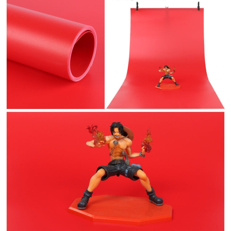 70x140cm Shooting Background Board PVC Matte Board Photography Background Cloth Solid Color Shooting Props(Red) -  by PMC TechLife | Online Shopping South Africa | PMC TechLife