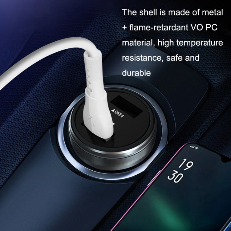 QIAKEY GX506L Dual USB Fast Charge Car Charger(Red) - free shipping - PMC TechLife - Order now!