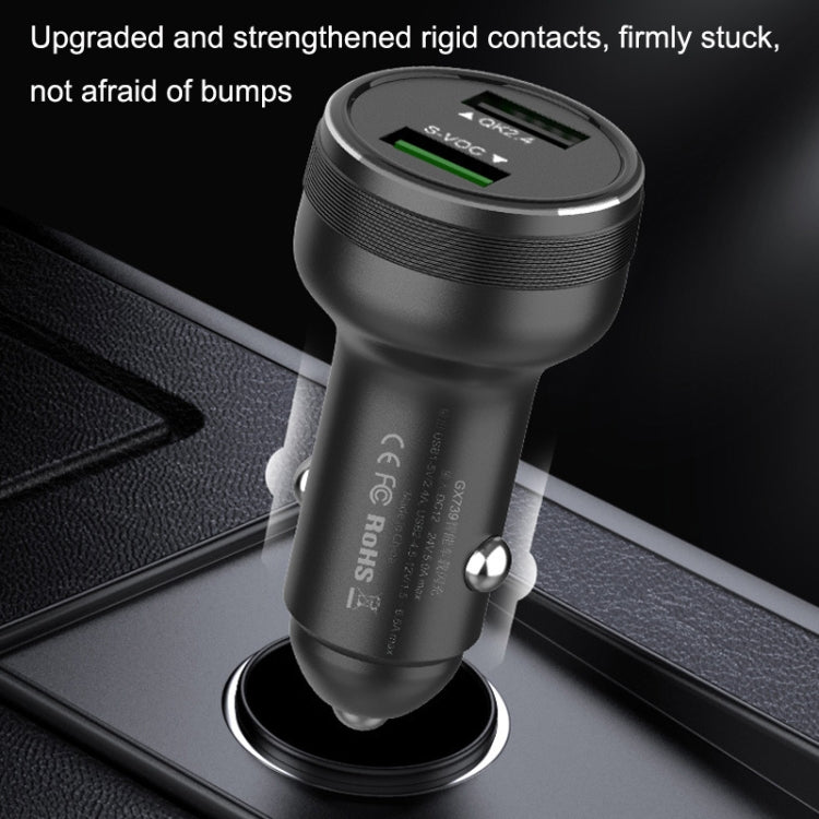 QIAKEY GX506L Dual USB Fast Charge Car Charger(Red) - free shipping - PMC TechLife - Order now!
