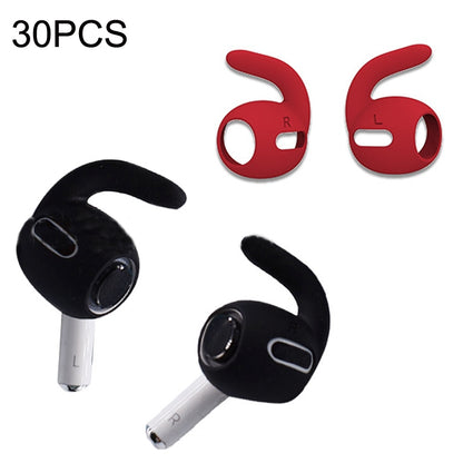 30PCS Ultra-thin Earphone Ear Caps For Apple Airpods Pro(Red) - Anti-dust & Ear Caps by PMC Jewellery | Online Shopping South Africa | PMC Jewellery