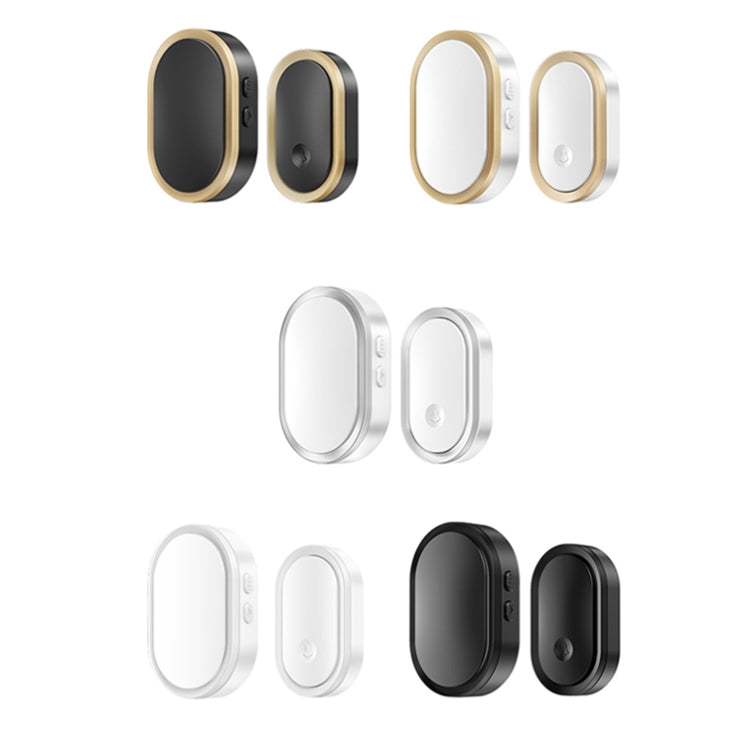 CACAZI A99 Home Smart Remote Control Doorbell Elderly Pager, Style:EU Plug(White) - Wireless Doorbell by CACAZI | Online Shopping South Africa | PMC TechLife | Buy Now Pay Later Mobicred