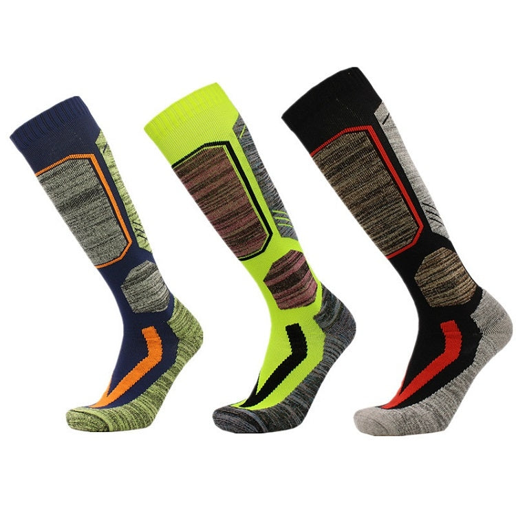 Ski Socks Outdoor Sports Thick Long Sweat-absorbent Warm Hiking Socks, Size:40-45(Black) - High Knee Socks by PMC Jewellery | Online Shopping South Africa | PMC Jewellery