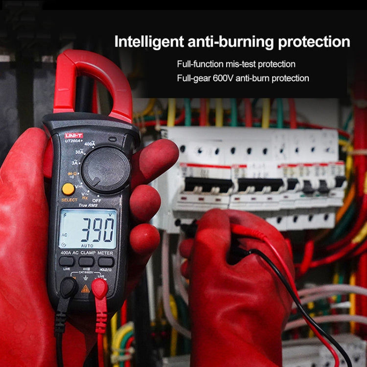 UNI-T  UT200B+ 600A  Digital Clamp Multimeter AC/DC Voltage Detector Frequency Resistance Tester - free shipping - PMC TechLife - Order now!