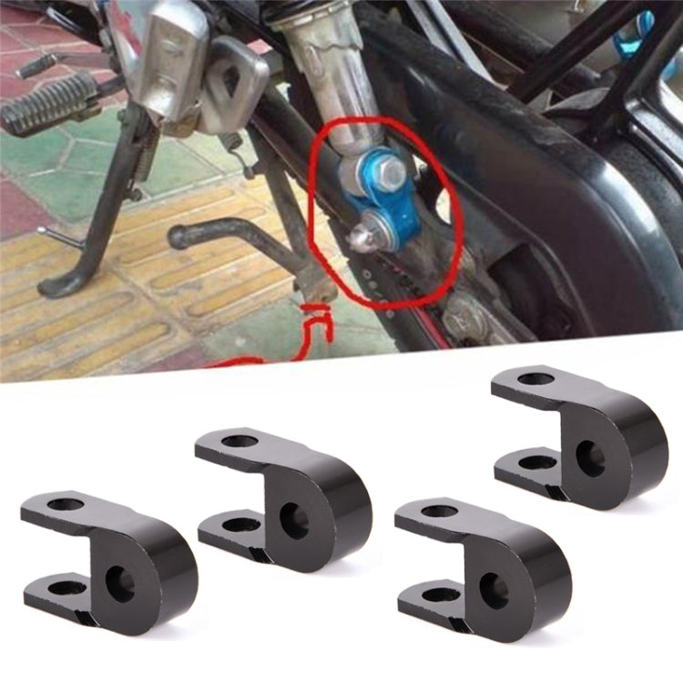 2 Pairs Shock Absorber Extender Height Extension for Motorcycle Scooter, Size: Small(Black) - Replacement Parts by PMC TechLife | Online Shopping South Africa | PMC TechLife